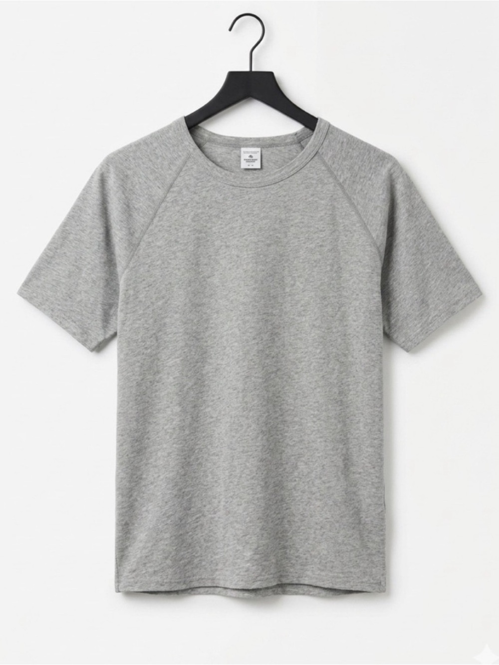 Reigning Champ Vault Raglan Jersey T-Shirt Grey XL in Vintage Heather Grey